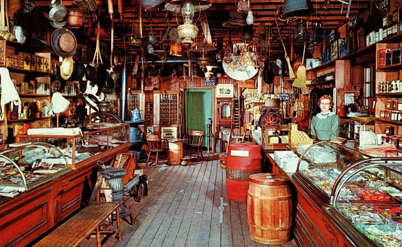 Eurichs General Store - Vintage Postcard (newer photo)